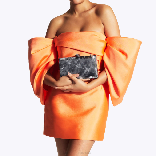 Kurt Geiger mujer bolso de mano Kensington con cristales de Londres 2LPR57 | bolsas negro otro